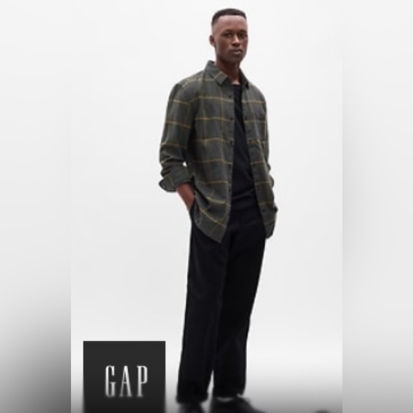 GAP Men’s Midweight Flannel - Picture 1 of 7